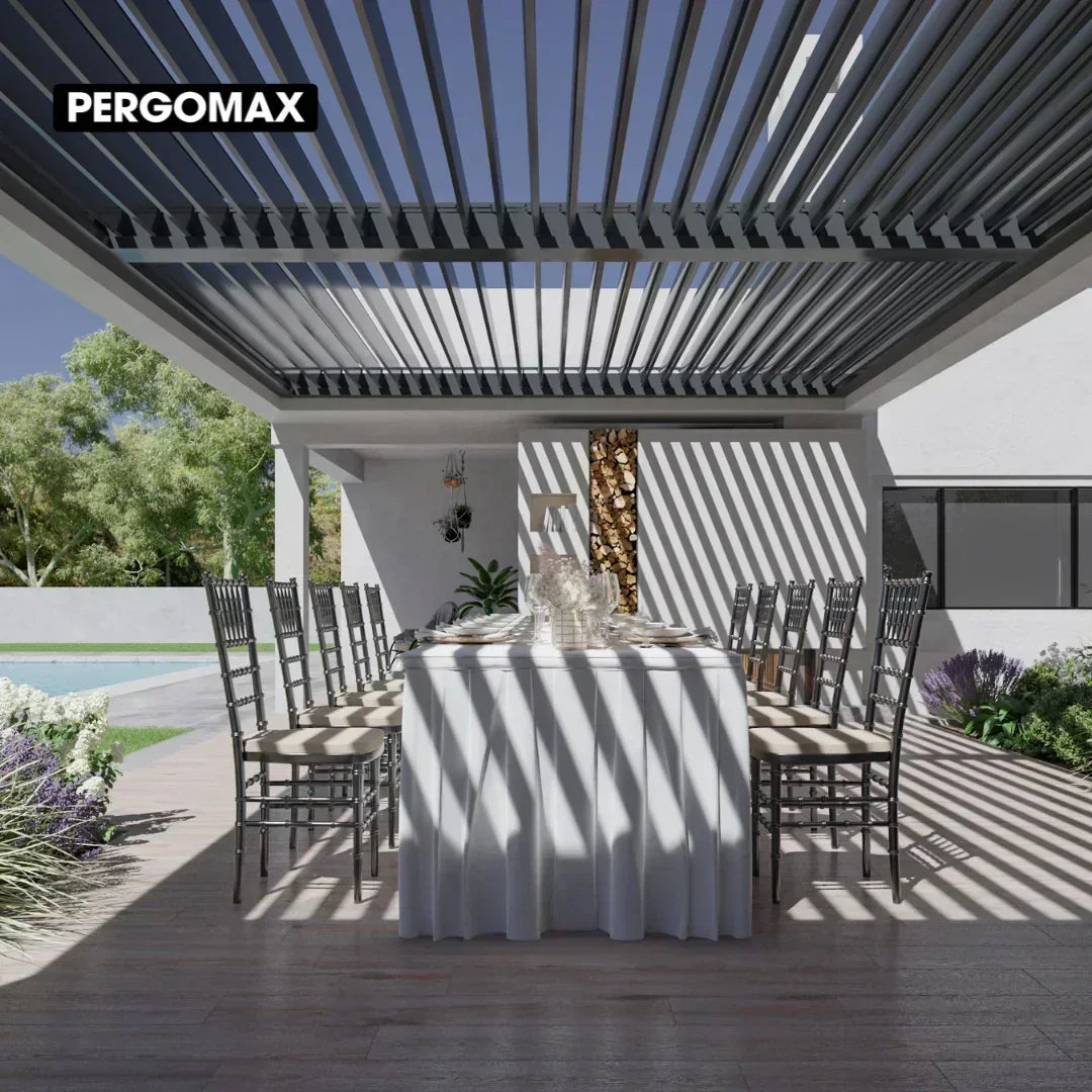 8x3m Pergola Bioclimatique : Gamme Signature